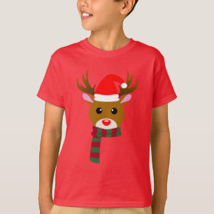 White Christmas Rudolph the Red Nosed Reindeer T-Shirt