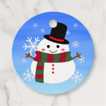 White Christmas Snowman