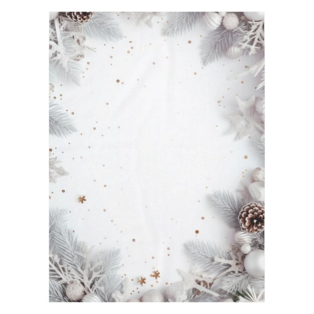 "White christmas" Tablecloth (Front)