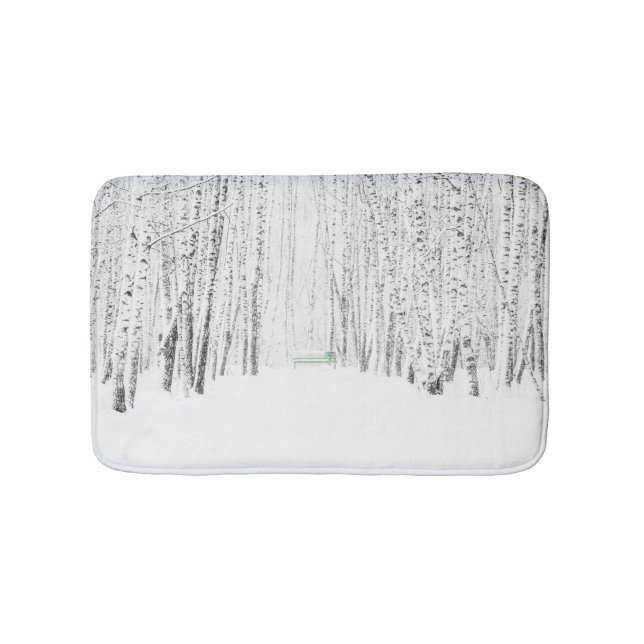 White Christmas Tale Bath Mat (Front)