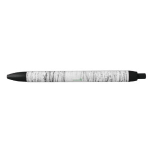 White Christmas Tale Black Ink Pen