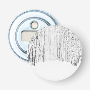 White Christmas Tale Bottle Opener