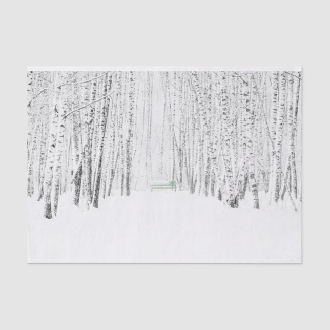 White Christmas Tale Tissue Paper (Front)