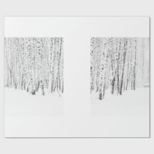 White Christmas Tale Wrapping Paper