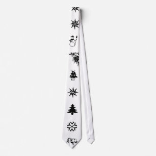 WHITE CHRISTMAS TIE