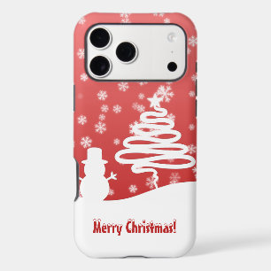 White Christmas Tree and Snowman