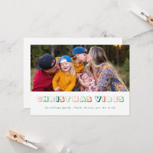 White Christmas Vibes Photo Christmas
