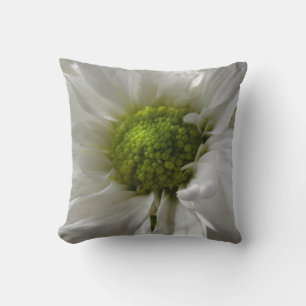 White Chrysanthemum Pillow