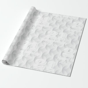 White circle embossed wrapping paper