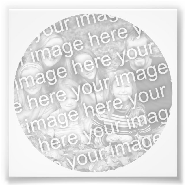 White Circle Frame Photo (Front)
