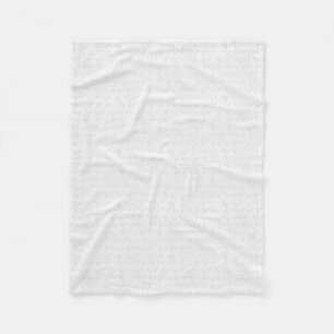 White Circle Sequins Sparkle Shiny Shimmer Glitter Fleece Blanket