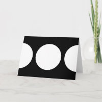 White Circles on Black