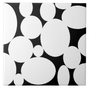 WHITE CIRCLES TILE