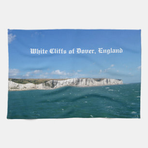 White Cliffs of Dover, England Tea Towel