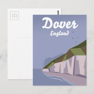 White Cliffs of Dover travel poster Postcard