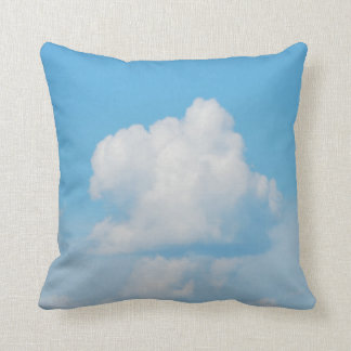 white cloud blue sky cushion