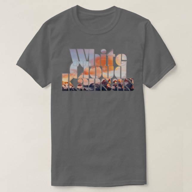 White Cloud Kansas T-Shirt (Design Front)