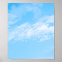 White cloud on blue sky background