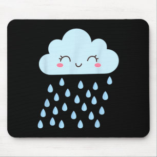White Cloud Rain Drop Costume Christmas Halloween Mouse Mat