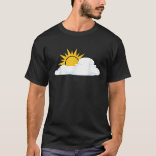 White Cloud With Sunshine Men Women Kids T-Shirt