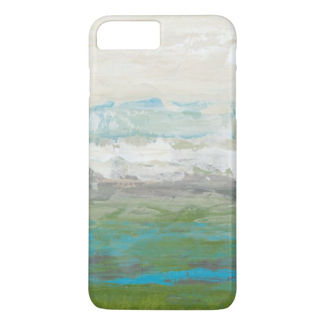 White Clouds Overlooking Beautiful Landscape Case-Mate iPhone Case (Back)