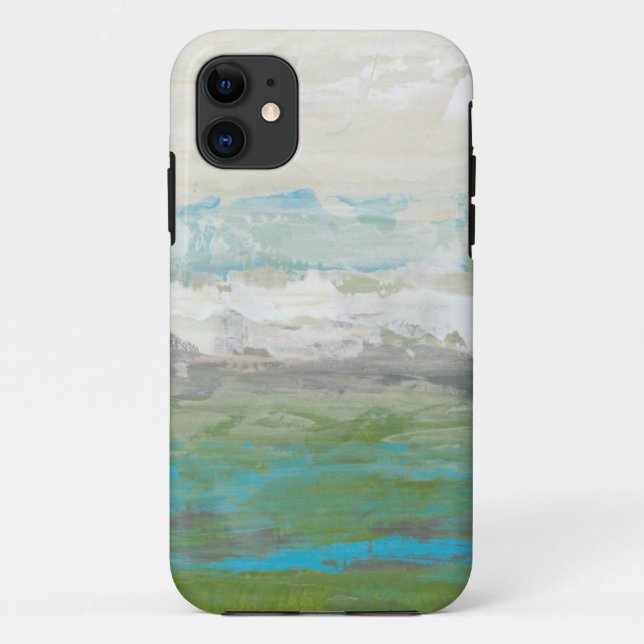 White Clouds Overlooking Beautiful Landscape Case-Mate iPhone Case (Back)