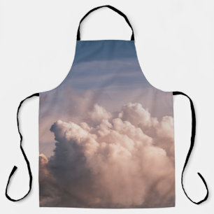 WHITE CLOUDS UNDER BLUE SKIES APRON
