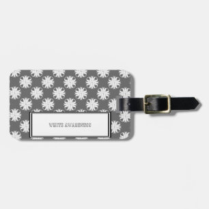 White Clover Ribbon Template by Kenneth Yoncich Luggage Tag