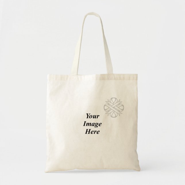 White Clover Ribbon Template by Kenneth Yoncich Tote Bag (Front)