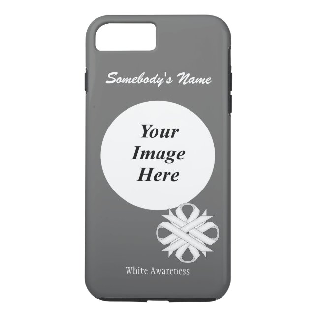 White Clover Ribbon Tmpl by Kenneth Yoncich Case-Mate iPhone Case (Back)