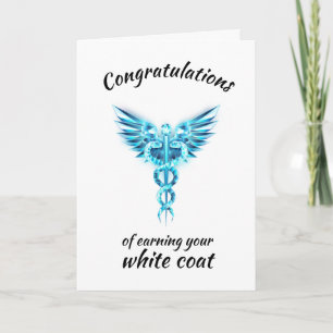 White Coat Ceremony Crystal Medical  Card