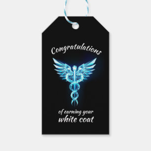 White Coat Ceremony Crystal Medical Gift Tags