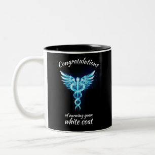 White Coat Ceremony Crystal Medical  Two-Tone Coffee Mug
