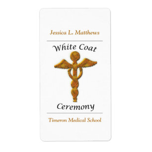 White Coat Ceremony Gold Medical, Custom Gift