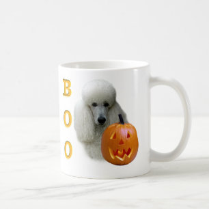 White Coated Poodle Boo Coffee Mug