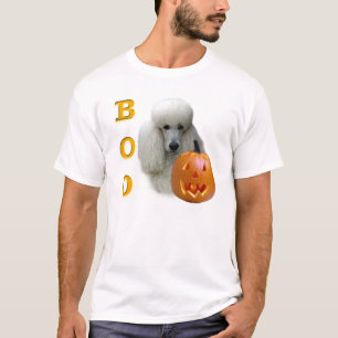 White Coated Poodle Boo T-Shirt