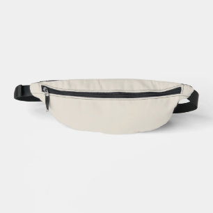 White Coffee Solid Colour Bum Bags