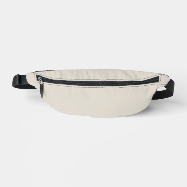 White Coffee Solid Colour Bum Bags (Front)