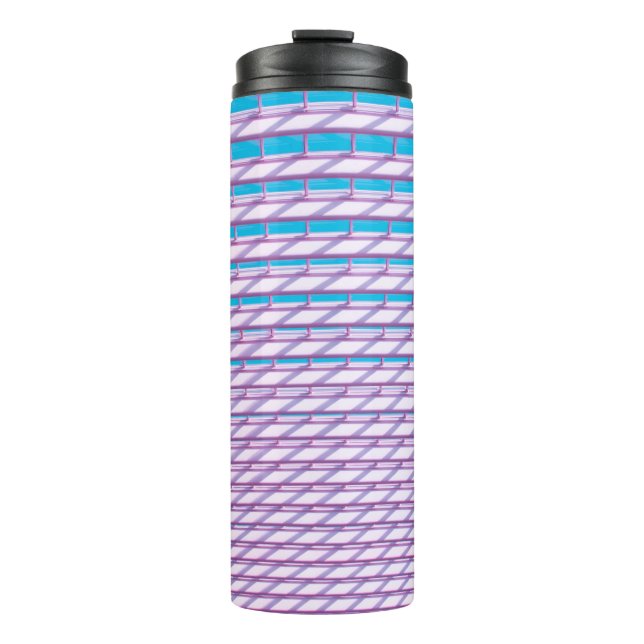 White concrete architecture plan thermal tumbler (Front)