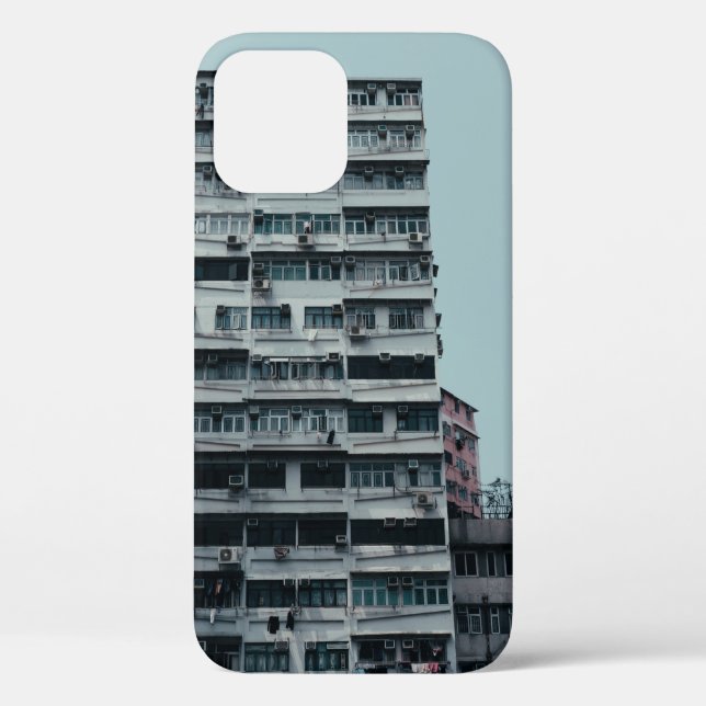 WHITE CONCRETE BUILDING Case-Mate iPhone CASE (Back)
