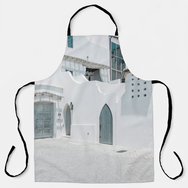 White concrete house apron (Front)