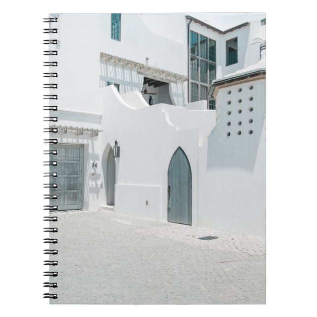 White concrete house notebook (Front)