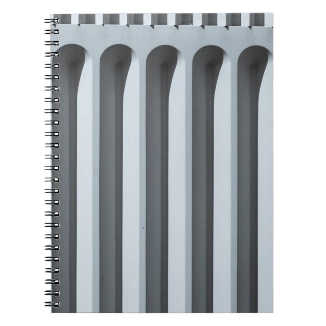 White concrete pavement notebook (Front)