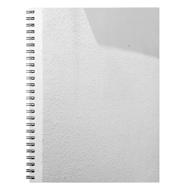 White concrete wall notebook (Front)
