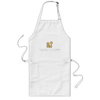 White Connecting Sober Schort - Sober & Strong Log Long Apron