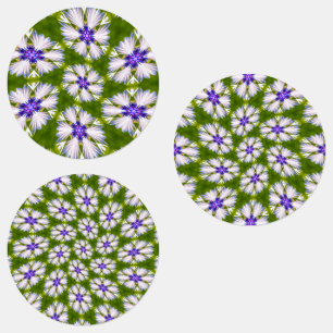 White Cornflowers Pattern