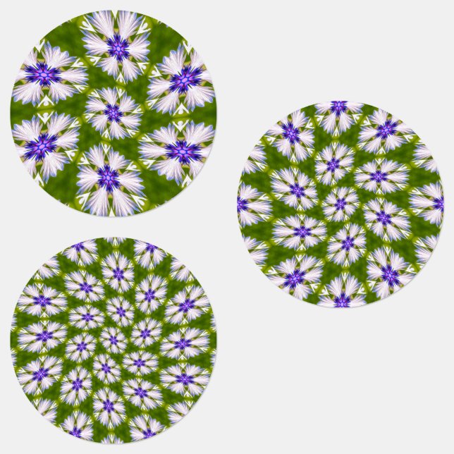 White Cornflowers Pattern (Group)