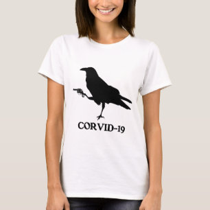 White Corvid-19 Women's Basic T-Shirt