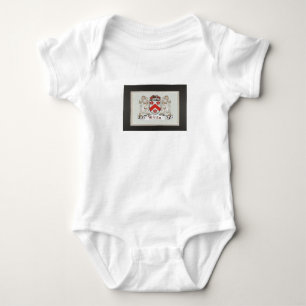 White Cote of Arms Baby Bodysuit