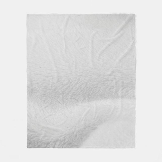 White cotton fabric texture fabric fleece blanket (Front)